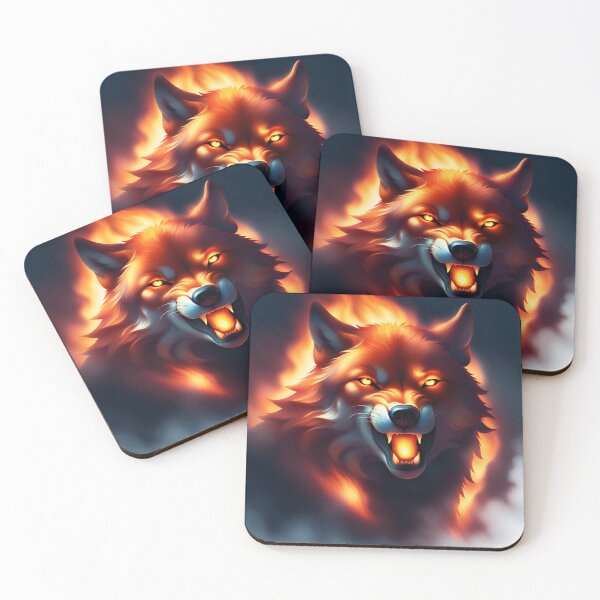 Item preview,   Fire wolf designed and sold by StyleSketch.