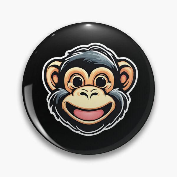 Item preview, Smiling monkey  designed and sold by ViaNature.