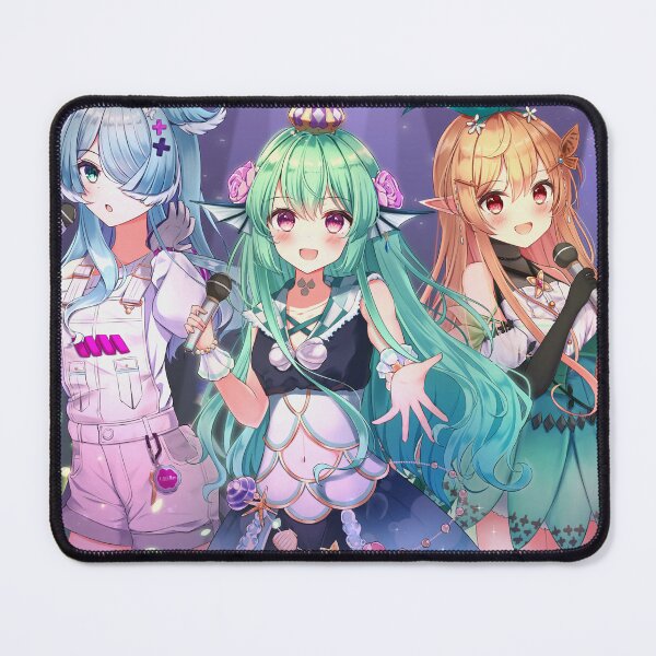 Item preview, Pomu Rainpuff, Finana Ryugu, Selen Tatsuki, Nijisanji, Pomu Rainpuff, Finana Ryugu, Selen Tatsuki, Head Fins, Fins, Juliet Sleeve, designed and sold by AbominationShop.