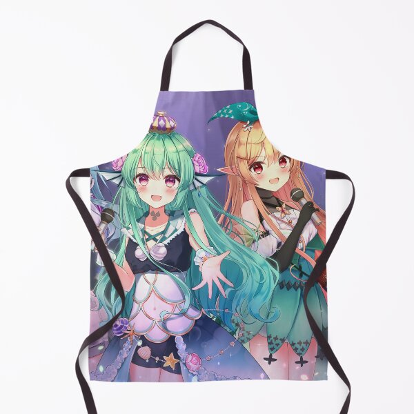 Item preview, Pomu Rainpuff, Finana Ryugu, Selen Tatsuki, Nijisanji, Pomu Rainpuff, Finana Ryugu, Selen Tatsuki, Head Fins, Fins, Juliet Sleeve, designed and sold by AbominationShop.