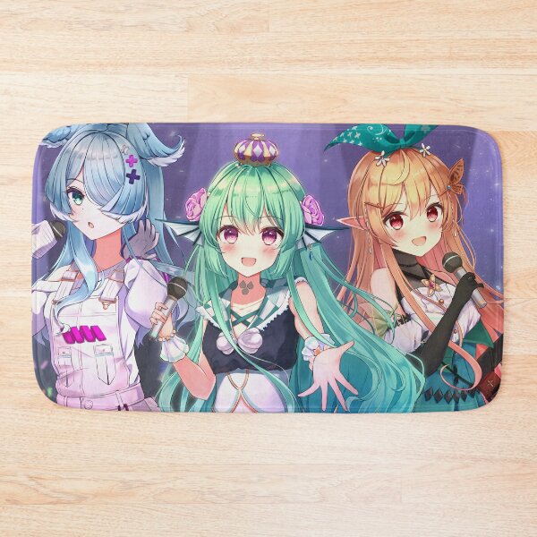 Item preview,  Pomu Rainpuff, Finana Ryugu, Selen Tatsuki, Nijisanji, Pomu Rainpuff, Finana Ryugu, Selen Tatsuki, Head Fins, Fins, Juliet Sleeve,  designed and sold by AbominationShop.
