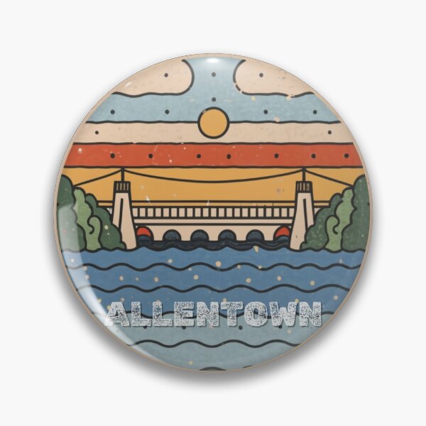 Item preview, Allentown, Pennsylvania | Hamilton Street Bridge designed and sold by CircinusStore.