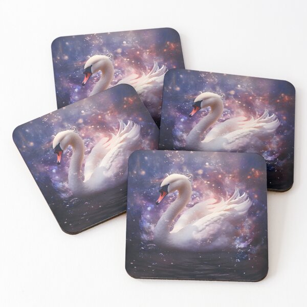 Item preview, Magical swan designed and sold by AI-Only Creations.