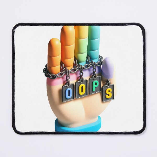 Item preview, Hand with OOPS Plaques designed and sold by Glariix.