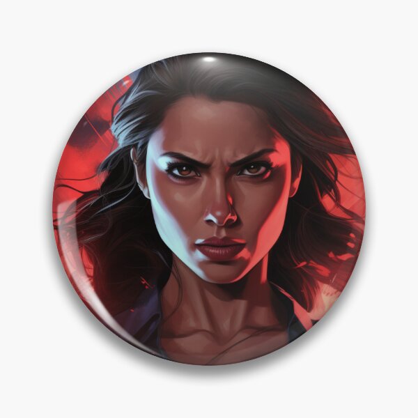 Artikelvorschau, Crimson Resolve – Fierce Determination Art Print entworfen und verkauft von SmartDesignByBB.