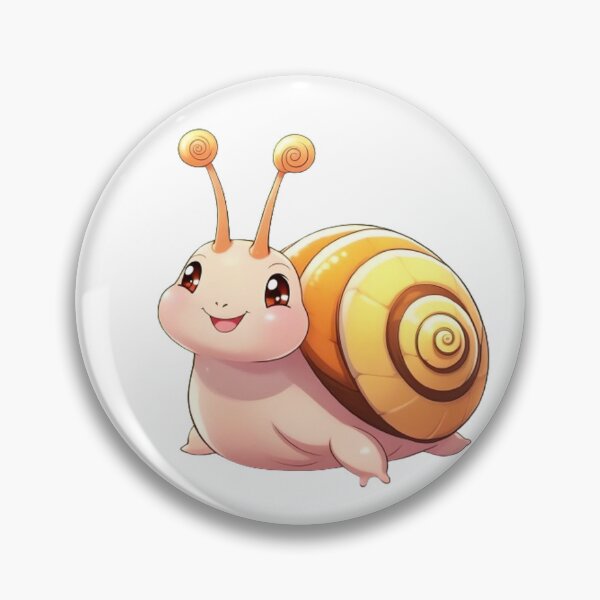 Item preview, Smiling  Snail sticker   designed and sold by sweetiejojo.