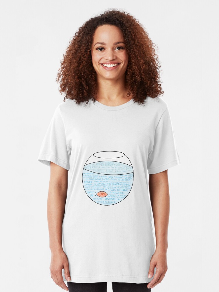 Alternate view of Boris · Serie italiana · Tv show Slim Fit T-Shirt