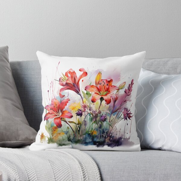Item preview, Ballet of Watercolor Blooms designed and sold by Tillyvanilli.