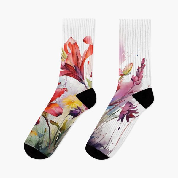 Artikelvorschau, Ballet of Watercolor Blooms entworfen und verkauft von Tillyvanilli.