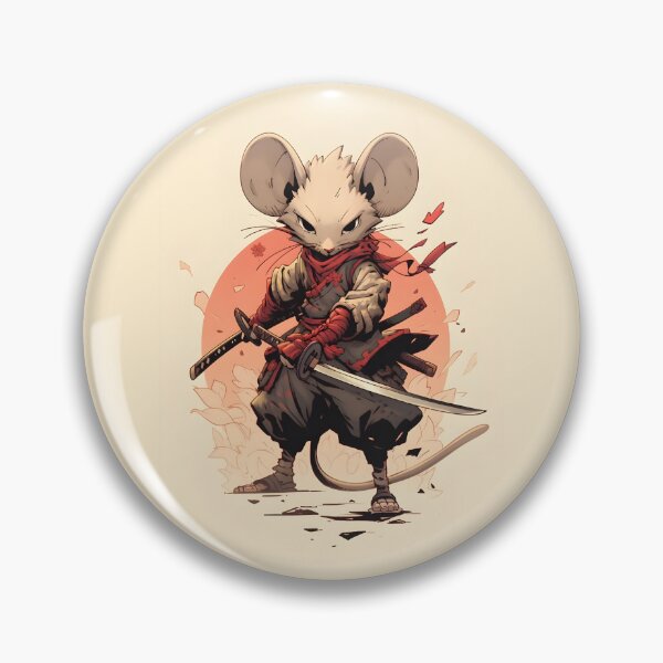 Item preview, Mouse Samurai Warrior, Tails of Iron, Ghost of Tsushima designed and sold by versusreality.