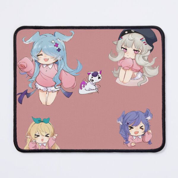 Item preview, Elira Pendora, Pomu Rainpuff, Pikl, Selen Tatsuki, Endou Reimu, Enna Alouette, Millie Parfait, Nijisanji, Elira Pendora, Pomu Rainpuff, Selen Tatsuki designed and sold by AbominationShop.