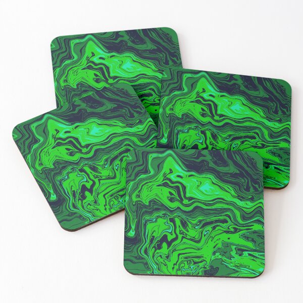 Item preview, Stark Electric Green Marble designed and sold by myamcd.