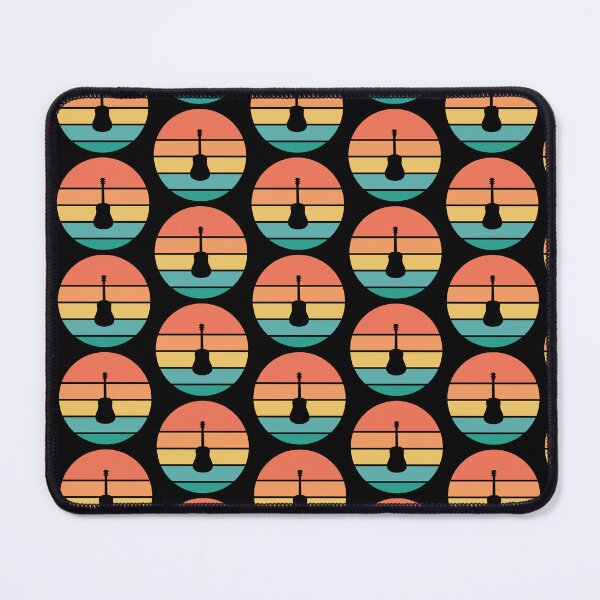 Item preview, Retro Sunset Acoustic Guitar Silhouette designed and sold by JPareDesign.