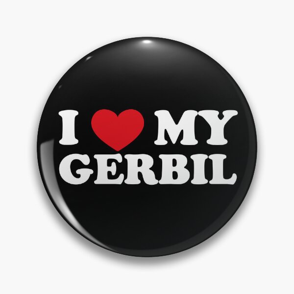 Item preview, Declaration of I Love My Gerbil /white/ designed and sold by EmeraldeaArt.