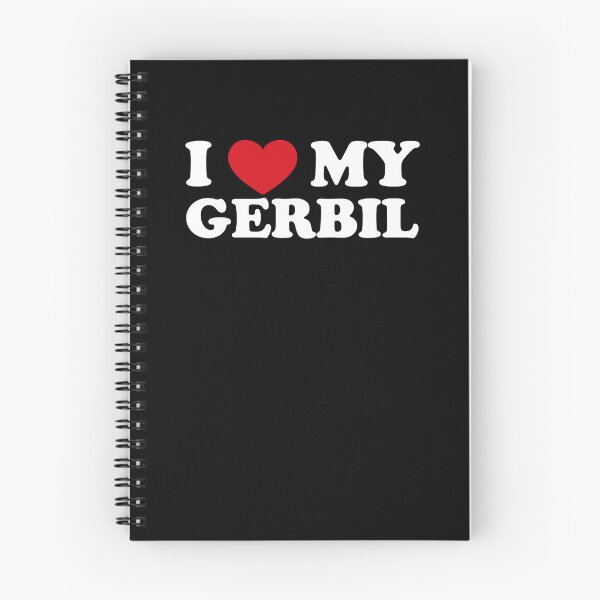 Item preview, Declaration of I Love My Gerbil /white/ designed and sold by EmeraldeaArt.