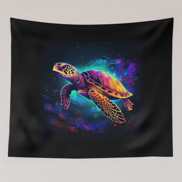 Item preview, Sea turtle for sea animal fans, gift turtle designed and sold by Andrea-Design.