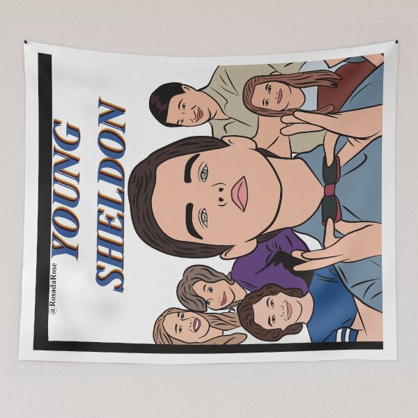 Item preview, Young Sheldon #3 designed and sold by Rosadarose.