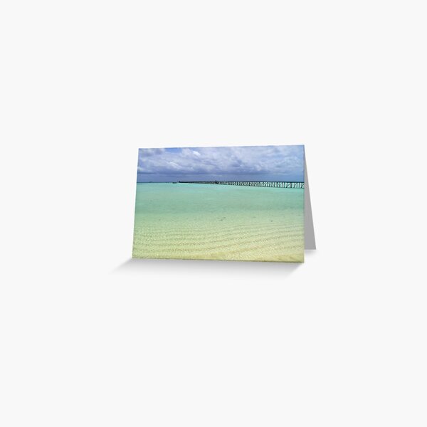 Long Dock at Cherokee Sound (2) Greeting Card
