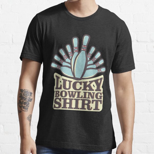 "Lucky Bowling T Shirt Ten Pin Bowling Tee" Tshirt for Sale by