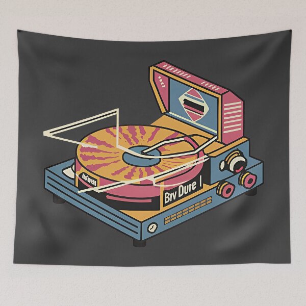 Item preview, turntable designed and sold by MellaTee.