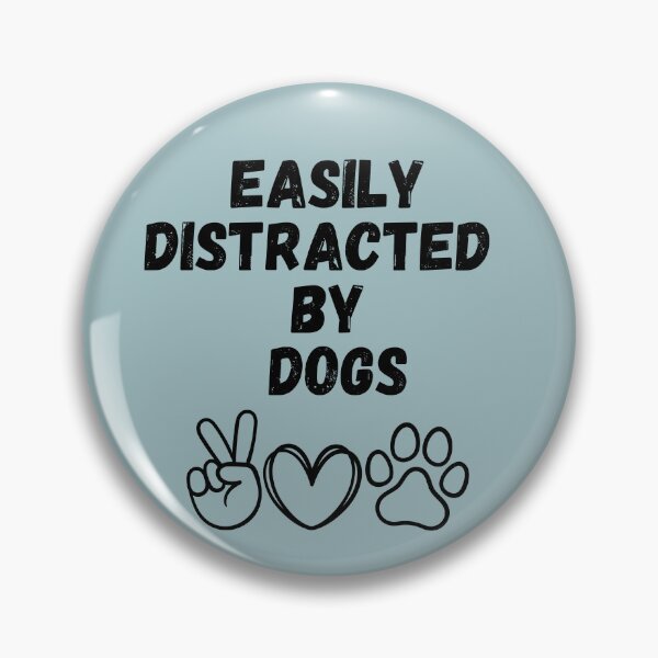 Item preview, Easily Distracted by Dogs - Canine Daydreamer,A Pawsitively Stylish Collection designed and sold by CYGIS STORE.