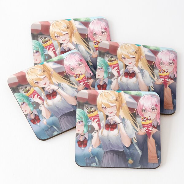 Item preview,  Pomu Rainpuff, Finana Ryugu, Rosemi Lovelock, Nijisanji, Pomu Rainpuff, Finana Ryugu, Rosemi Lovelock, Head Fins, Cardigan, Crêpe, Fins designed and sold by AbominationShop.