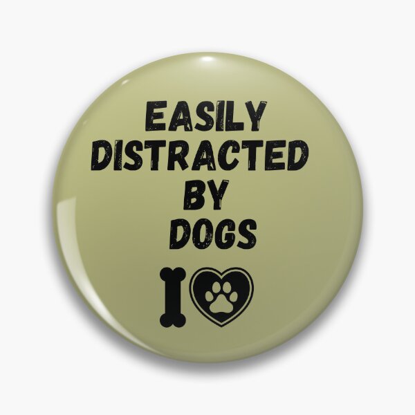 Item preview, Easily Distracted by Dogs - Canine Daydreamer,A Pawsitively Stylish Collection designed and sold by CYGIS STORE.