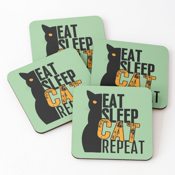 Item preview, EAT SLEEP FUNNY GRAPHICS FOR A CAT LOVERS designed and sold by Meandmyshop.