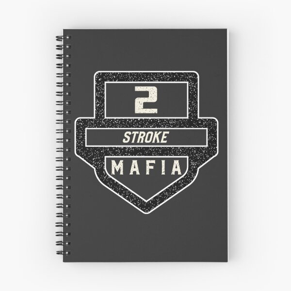 Item preview, Two Stroke Mafia Badge dirt bikes motocross enduro 2-stroke logo designed and sold by ssalujoe.