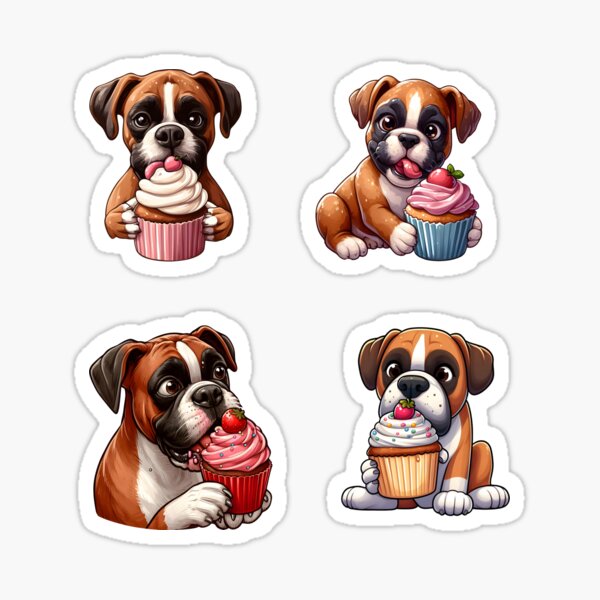 Boxer 2025 dog cupcakes