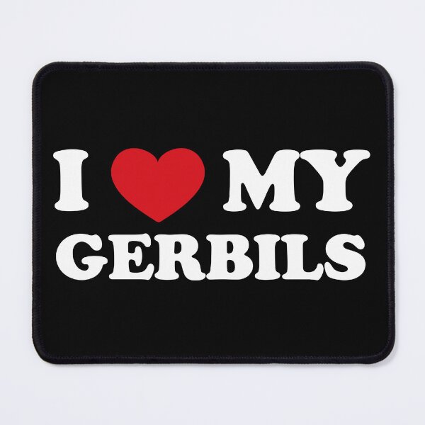 Item preview, Adoration Tails: Why I Love My Gerbils /white/ designed and sold by EmeraldeaArt.