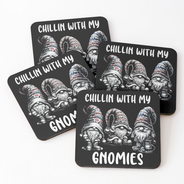 Aperçu de l'œuvre Chillin avec mes gnomes Gnomes de Noël Noël mignon créée et vendue par WorldByFlowers.