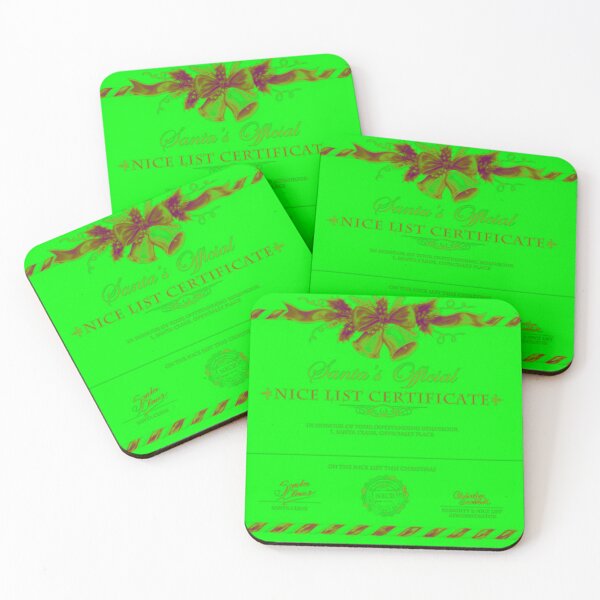 Item preview, nice list certificate for _______ (FILL THE BLANK WITH TEXTILE MARKER) designed and sold by asanaworld.
