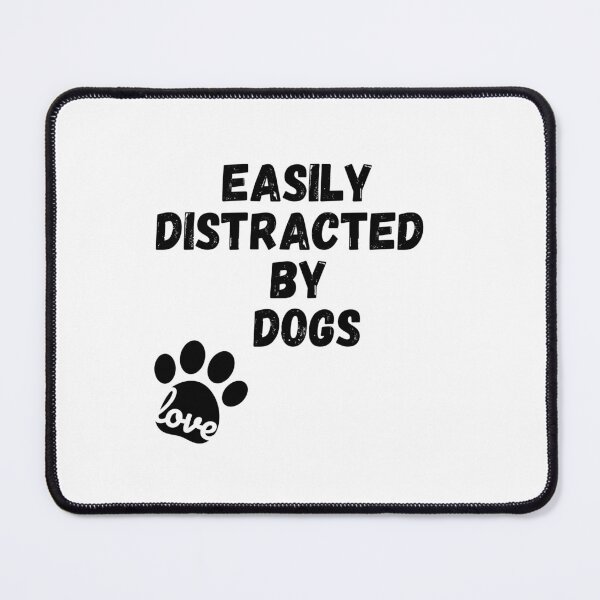 Item preview, Easily Distracted by Dogs - Canine Daydreamer,A Pawsitively Stylish Collection designed and sold by CYGIS STORE.