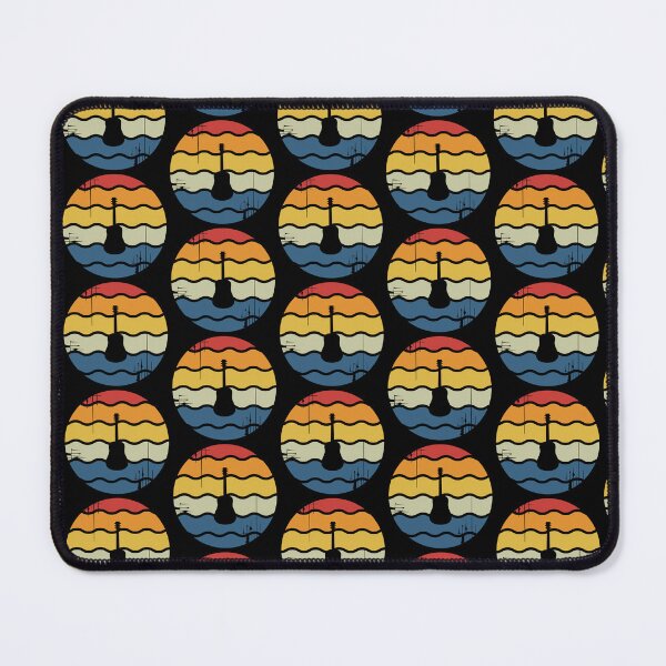 Item preview, Retro Sunset Acoustic Guitar Silhouette designed and sold by JPareDesign.