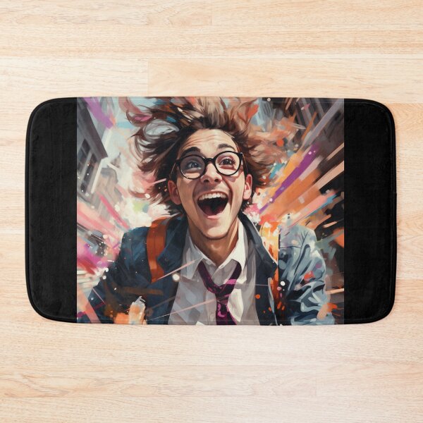 Item preview, Joyful Momentum – Euphoric Rush Art Print designed and sold by SmartDesignByBB.