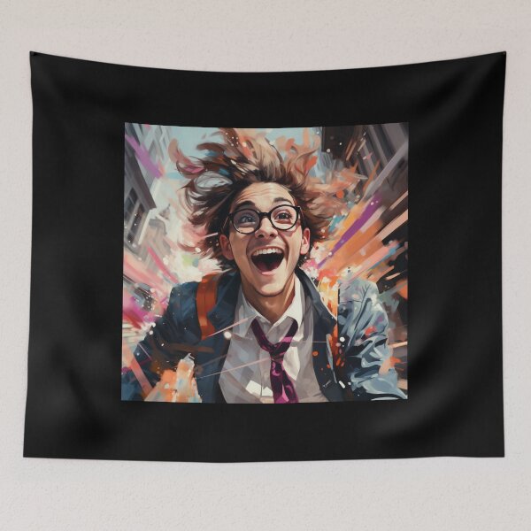 Item preview, Joyful Momentum – Euphoric Rush Art Print designed and sold by SmartDesignByBB.