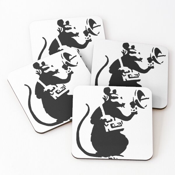 Item preview, Banksy Recoder Rat with Listening Dish designed and sold by areyarey.