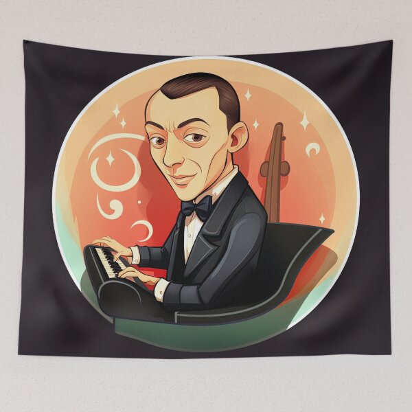 Item preview, Sergei Rachmaninoff | cute style designed and sold by ComicsFactory.
