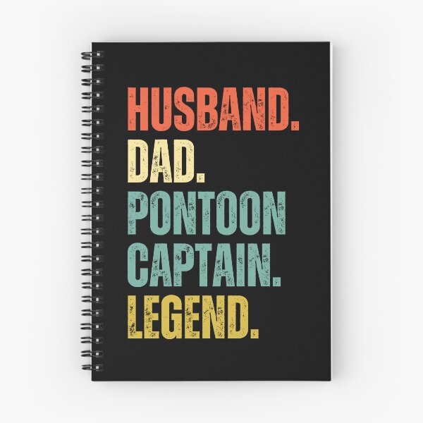 Item preview, Husband Dad Pontoon Captain Legend designed and sold by Beezi Graphix.