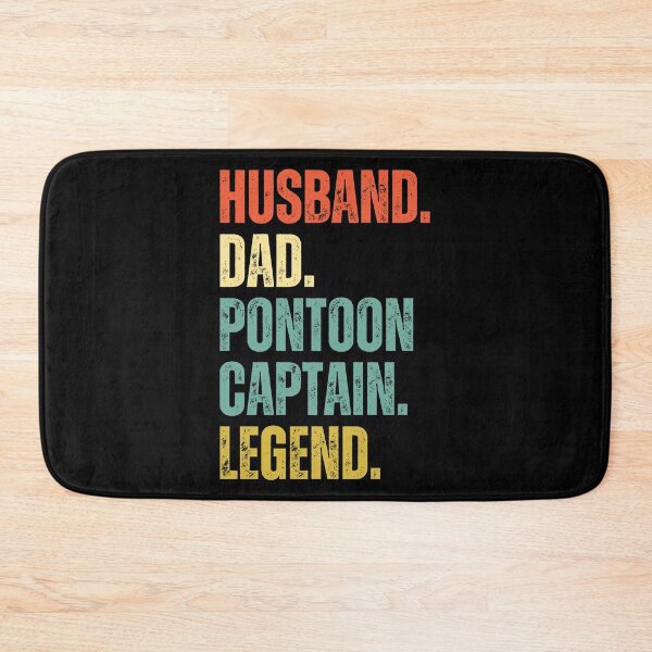 Item preview, Husband Dad Pontoon Captain Legend designed and sold by Beezi Graphix.