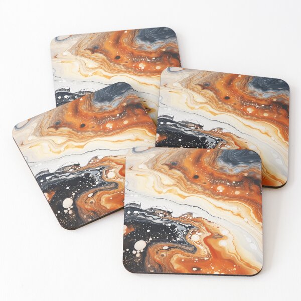 Item preview, Flow painting Planet Brown designed and sold by Artful3d.
