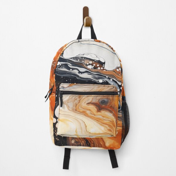 Item preview, Flow painting Planet Brown designed and sold by Artful3d.