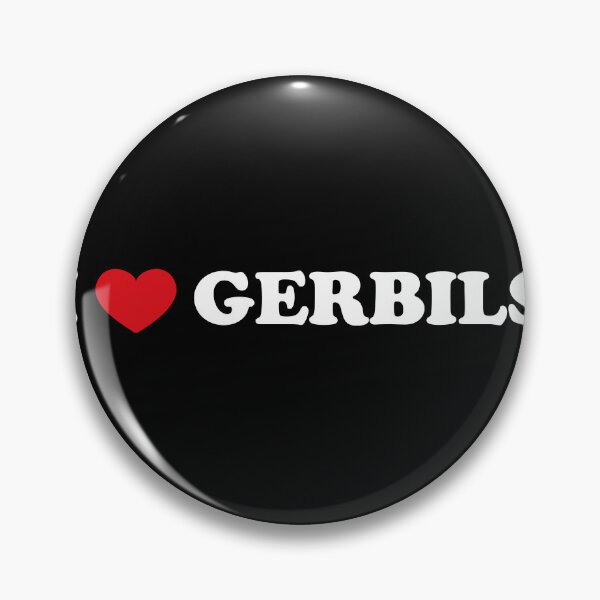 Item preview, Furry Hearts: Gerbil Love Design /white/ designed and sold by EmeraldeaArt.