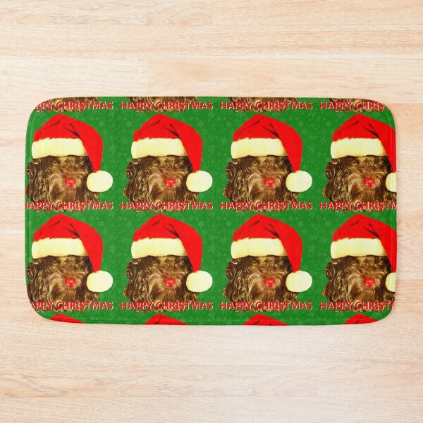 Item preview, Cockapoo Happy Christmas Picture designed and sold by LearsInteriors.