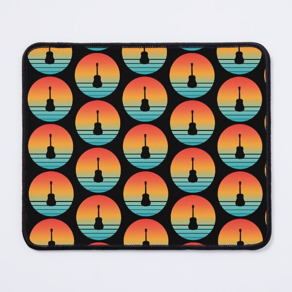 Item preview, Retro Sunset Acoustic Guitar Silhouette designed and sold by JPareDesign.