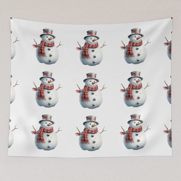 Item preview, Realistic Style Artistic Christmas Snowman, Sticker, Wall arts, Art Prints and More designed and sold by Kevin Lou.