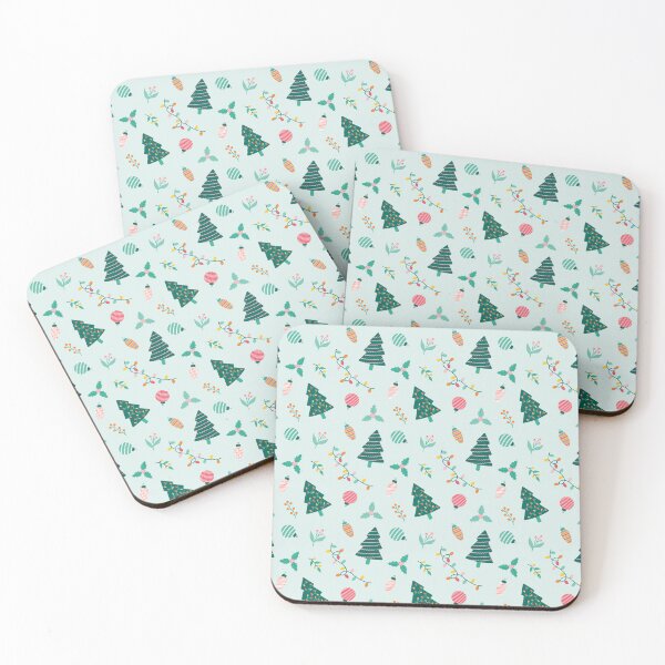 Item preview, Christmas Trees & Ornaments Seamless Pattern designed and sold by Acim0.