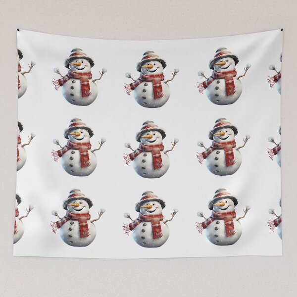 Item preview, Realistic Style Artistic Christmas Snowman, Sticker, Wall arts, Art Prints and More designed and sold by Kevin Lou.