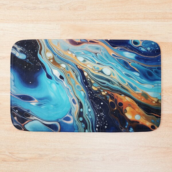 Item preview, Flow painting Blue Planet designed and sold by Artful3d.